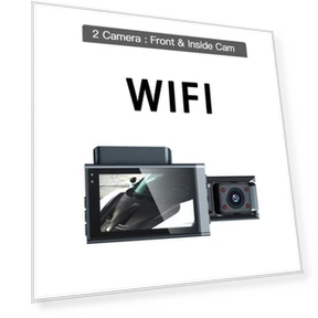 Triple Lens Car Dash Cam — Dashboard Cameras, SAMS Online