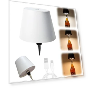 Wireless Touch Control Desk Lamp Bottle — Study & Desk Lighting, JOHO - CarGear