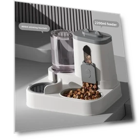 2 in 1 Cat Food Water Dispenser — Feeders, Darling Home