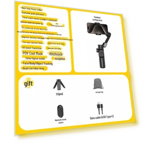 3-Axis Handheld Stabilizer Gimbal for Mobile Phone — Steady Shots, TrendVibeCN