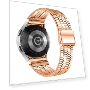 7-Beads Stainless Steel Wrist Strap — Bands, Smartwatch 2025