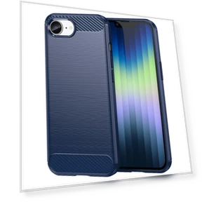 Carbon Fiber Texture Flexible TPU Brushed Phone Cover — Basic Cases, Smartwatch 2025