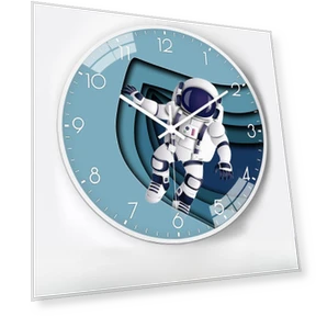 Creative Space Automatic Radio Clock with Timer — Clocks, Window glass film