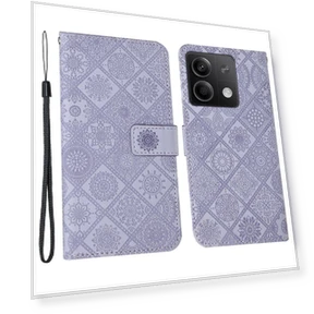 Ethnic Style Imprinted Flower Pattern Leather Cover — Phone Accessories, Smartwatch 2025