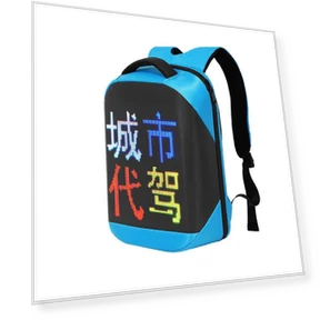 Fashion LED Backpack — Casual Daypacks, Ren Peishi