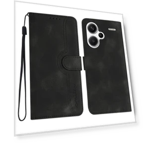 Leather Case Wallet Stand — Mobiles, Smartwatch 2025