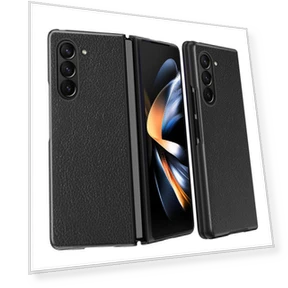 Litchi Texture PU Leather Coated PC Phone Cover — Phone Accessories, Smartwatch 2025