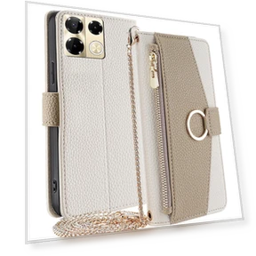 PU Leather Zipper Wallet Crossbody Phone Cover — Basic Cases, Smartwatch 2025