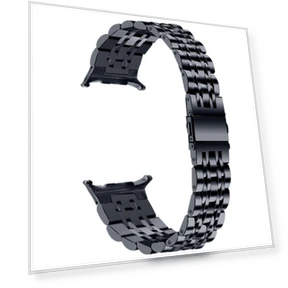 Replacement Band 7-Bead Stainless Steel Smart Watch Strap — Bands, Smartwatch 2025