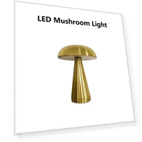 Retro LED Desk Lamp Mushroom — Desk & Table Lighting, weve