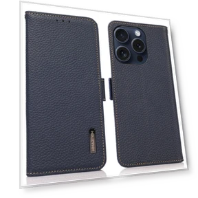 RFID Blocking Genuine Cow Leather Wallet Phone Cover — Passport Covers, Smartwatch 2025