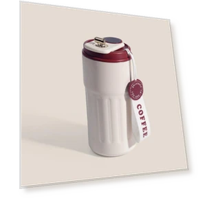 Smart LED Temperature Display Insulated Coffee Tumbler — Beverage Warmers, Houspace