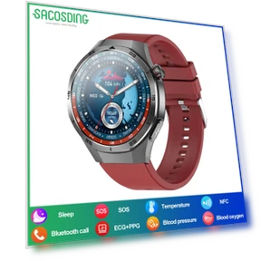 Smart Watch with ECG AMOLED Display — Smartwatches, SACOSDING