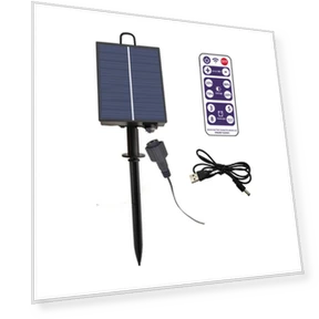 Solar Panel LED String Light — Outdoor String Lights, Homeware Essentials