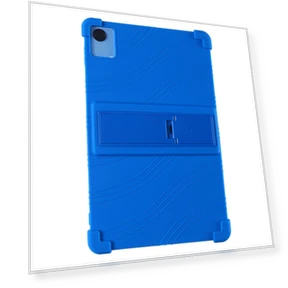 Tablet Case Shockproof Silicone Cover with Adjustable Kickstand — Protective Cases, Smartwatch 2025