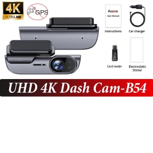 UHD 4K Built-in WIFI Dash Cam, E-ACE