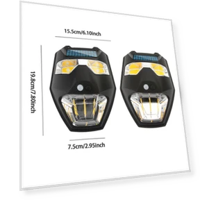 5-Speed Adjustable Solar LED Wall Light — Garden Illumination, ZCXU