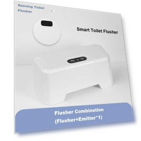Automatic Toilet Flush Button — Bathroom Essentials, ZCXU