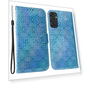 Dazzling Flower Magnetic Clasp Leather Cover — Bumpers, Smartwatch 2025