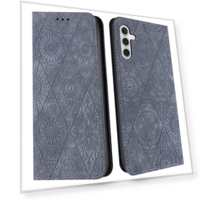 Imprinted Flower Wallet Stand Leather Phone Cover — Phone Accessories, Smartwatch 2025