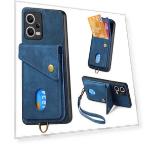 Kickstand Leather+TPU Phone Cover — Back Covers, Smartwatch 2025