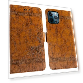 Leather Case Flower Imprint Wallet Phone Cover with Side Buckle — Bumpers, Smartwatch 2025