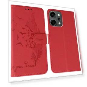 Leather Wallet Case with Feather Embossing — Flip Cases, Smartwatch 2025