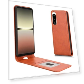 Magnetic Vertical Flip Leather Phone Case with Card Holder — Flip Cases, Smartwatch 2025