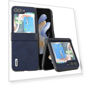 Phone Case Anti-Scratch PU+PC Hinge Protection Cover — Basic Cases, ABEEL