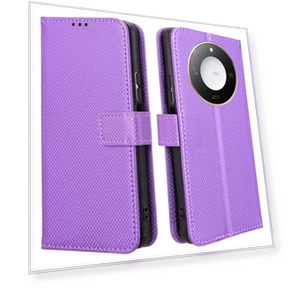 PU Leather Diamond Texture Wallet Phone Cover — Phone Accessories, Smartwatch 2025