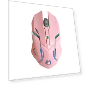 Rechargeable Silent Gaming Mouse with Dual Mode Lighting — Mouse Pads, TTikTok