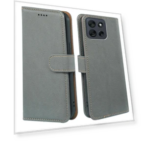 RFID Blocking Wallet Litchi Texture Leather Phone Cover — Passport Covers, Smartwatch 2025