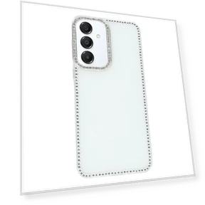 Rhinestone Edge Glitter Back Phone Cover — Bumpers, Smartwatch 2025