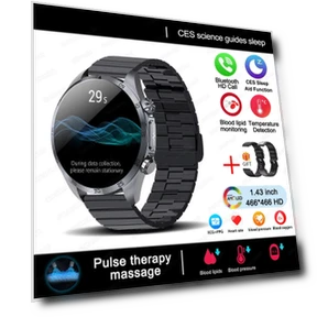 Smart Watch with Pulse Therapy — Smartwatches, QLY Online