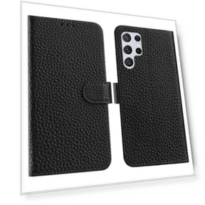 Wallet Stand Case with Litchi Texture — Phone Accessories, Smartwatch 2025