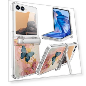 Hard PC Phone Case with Pattern and Stand — Flip Cases, Smartwatch 2025