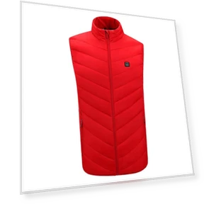 Heating Vest with Stand-Up Collar — Men's Vests, Premium jacket