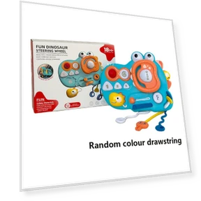 Interactive Dinosaur Steering Wheel Toy Multifunctional Sensory Busy Board — Infant & Early Childhood Playthings, Houspace