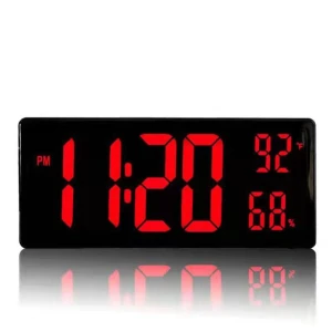 LED Digital Display Wall Clock, Fashionable bags