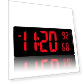LED Digital Display Wall Clock — Clocks, Fashionable bags