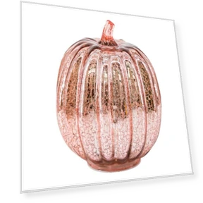 LED Pumpkin Lantern with Built-in Smart Timer — Outdoor Torches, Blackcurrant