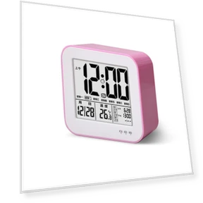 Multifunctional USB Smart Light Sensor Alarm Clock — Alarm, Fashionable bags