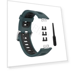 Silicone Smart Watch Strap with Print — Fitness Bands, SH-YU1