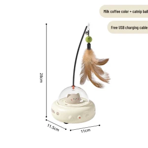 Smart Interactive Laser and Feather Cat Toy, the BAY