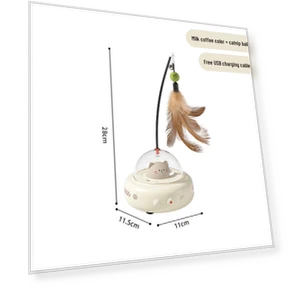 Smart Interactive Laser and Feather Cat Toy — Cat Playthings, the BAY