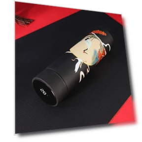 Vacuum Thermos Water Bottle with Smart Temperature Display — Travel Drinkware, SHyunjing