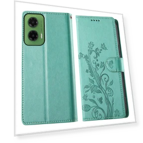 Wallet Case Butterfly Floral Imprint PU Leather Phone Cover with Wrist Strap — Basic Cases, Smartwatch 2025