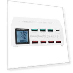 8-in-1 Multifunctional USB Charging Station — Power Hubs, Honor Electronics