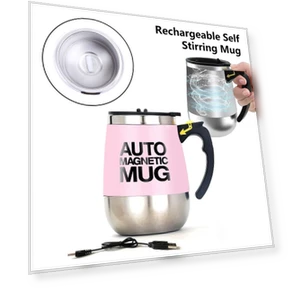 Automatic Magnetic Mixing Mug — Beverage Warmers, Drive Home Supplies