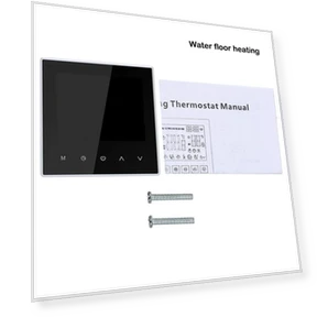 Digital Thermostat with Touch Screen — Home Climate Control, Rainbow Rain